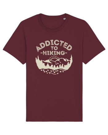 Addicted To Hiking Burgundy