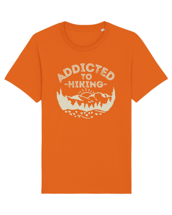 Addicted To Hiking Bright Orange