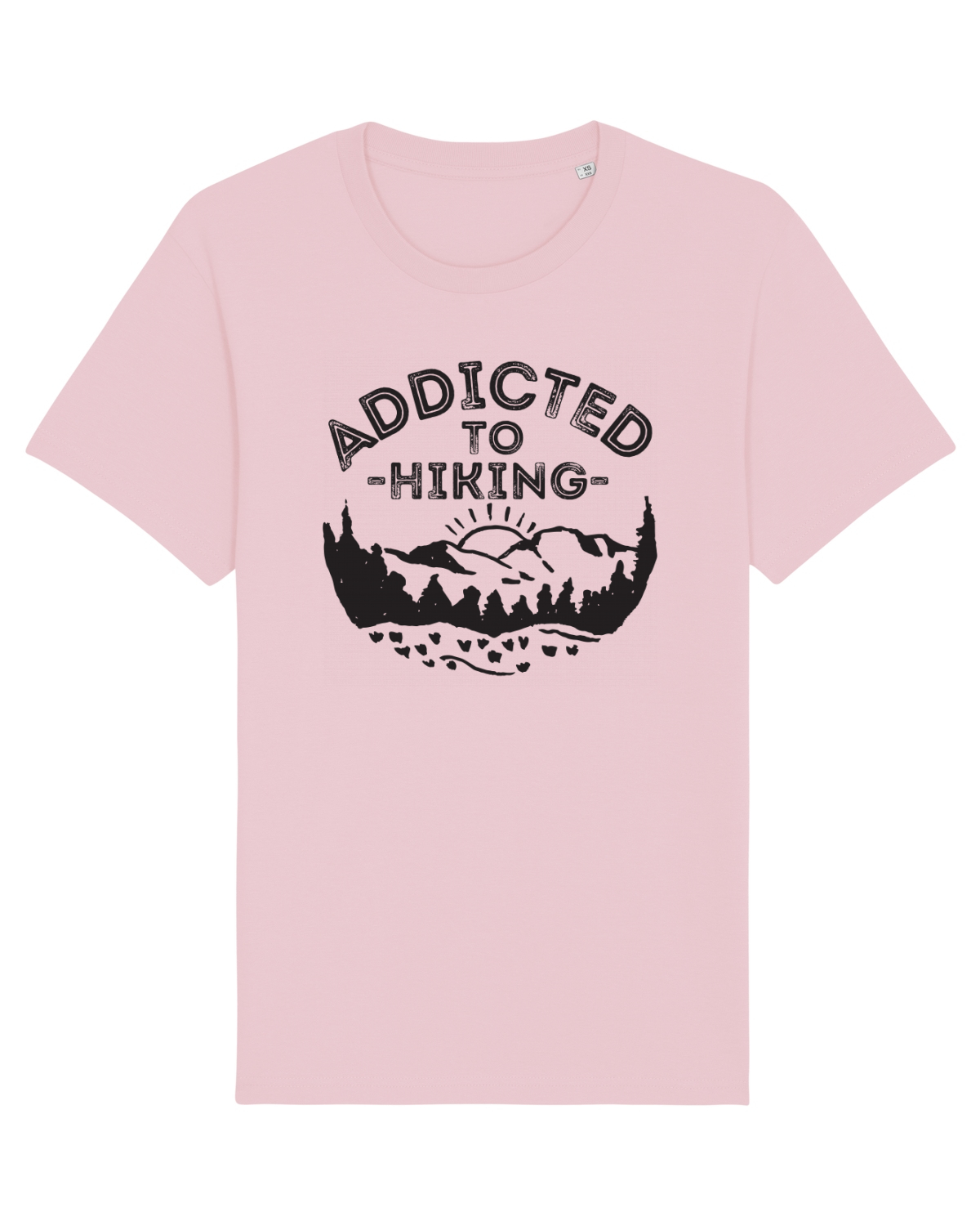Tricou mânecă scurtă Unisex Rocker Cotton Pink