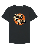 Bine rau Tricou mânecă scurtă guler larg Bărbat Skater