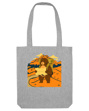 Hiking Bear Heather Grey