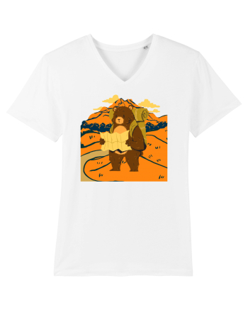 Hiking Bear White