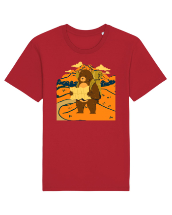 Hiking Bear Red