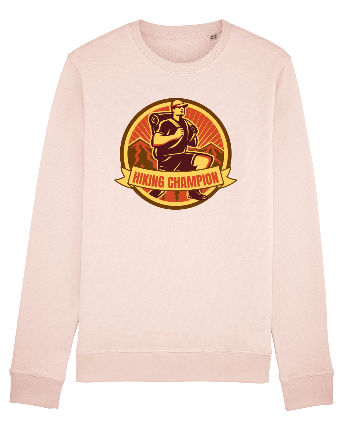 Bluză mânecă lungă Unisex Rise Candy Pink