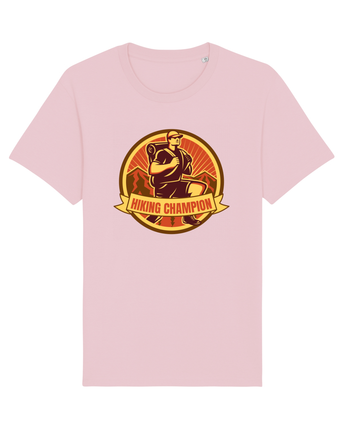 Tricou mânecă scurtă Unisex Rocker Cotton Pink