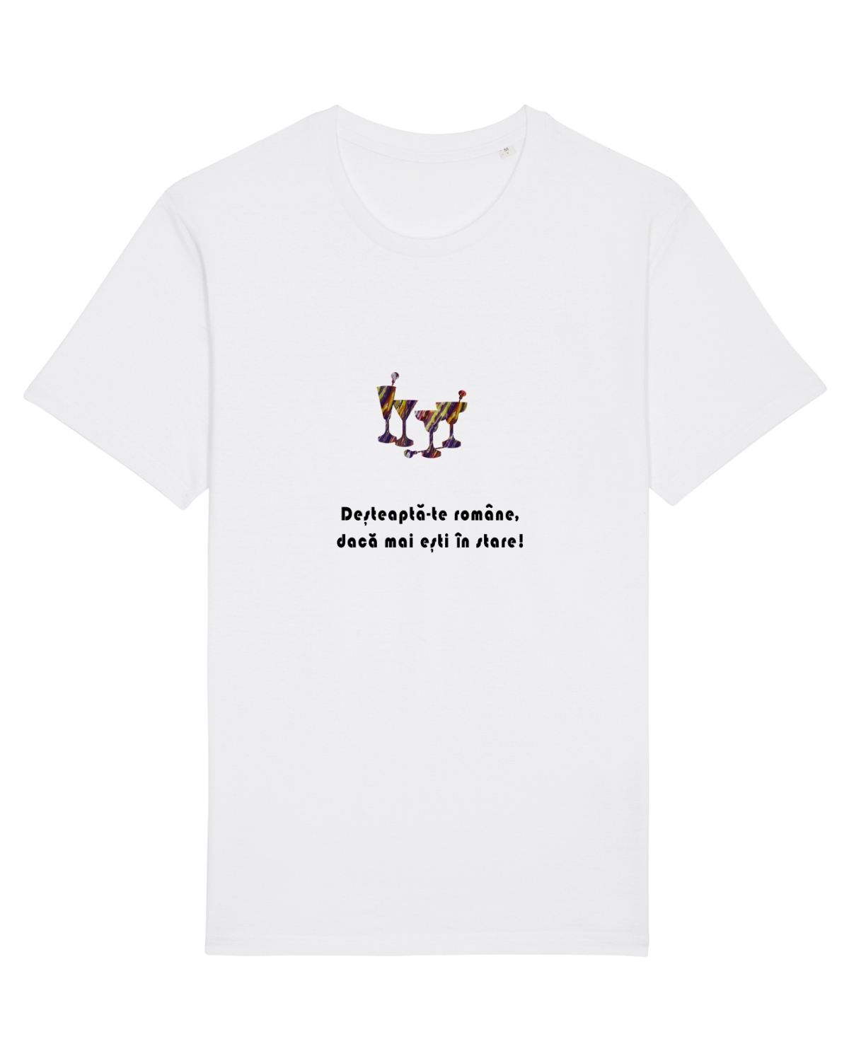 Tricou mânecă scurtă Unisex Rocker White