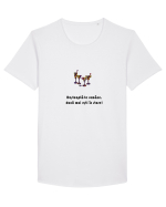 Desteapta-te romane Tricou mânecă scurtă guler larg Bărbat Skater