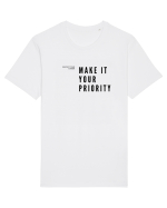 MAKE IT YOUR PRIORITY Tricou mânecă scurtă Unisex Rocker