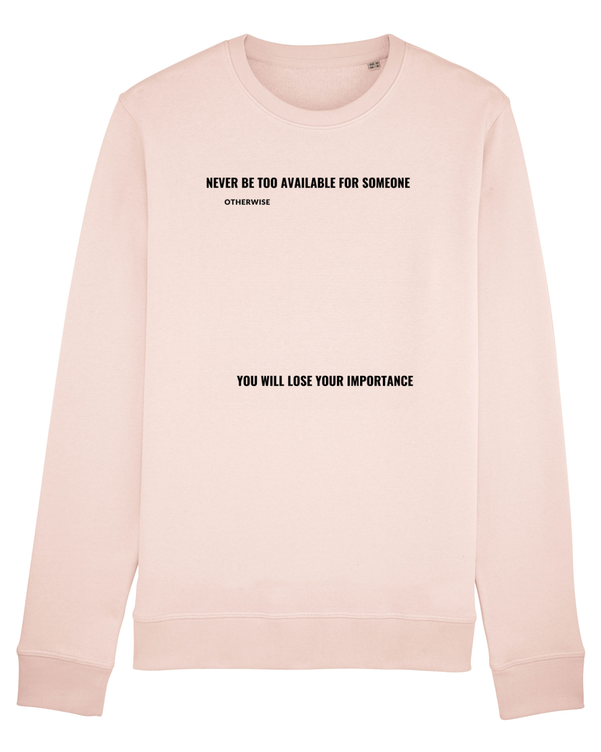 Bluză mânecă lungă Unisex Rise Candy Pink
