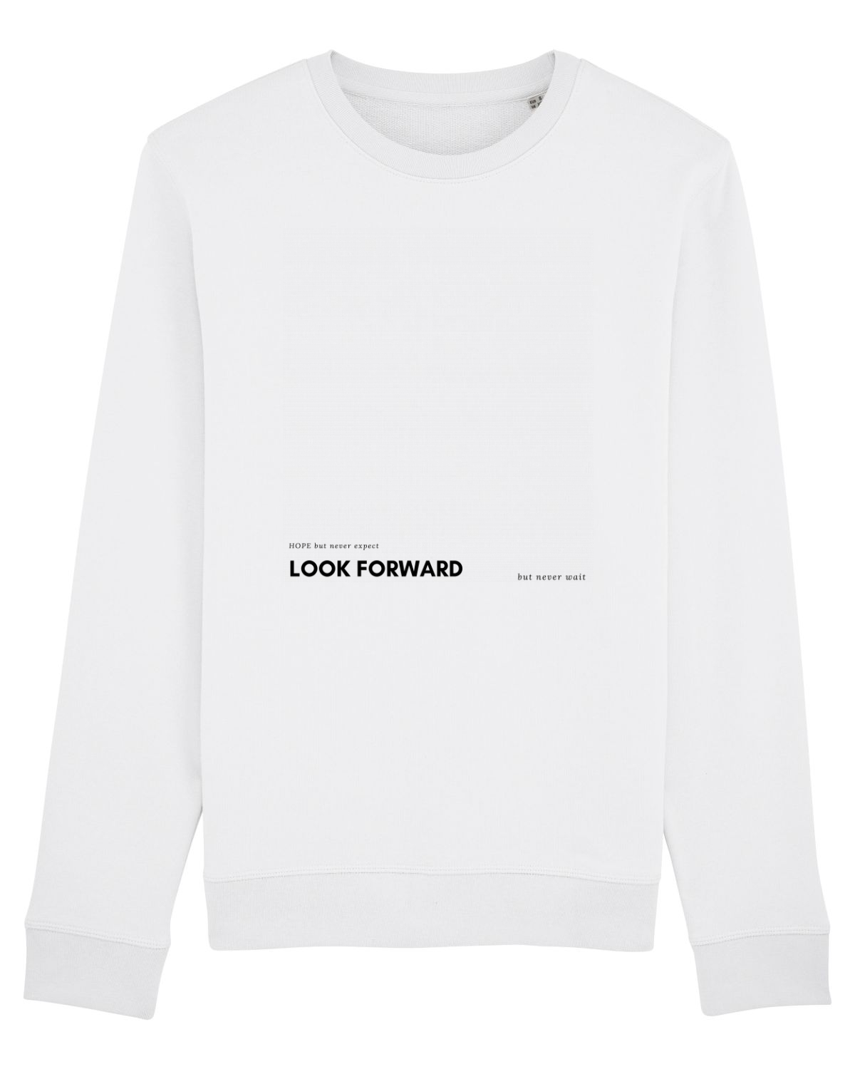 Bluză mânecă lungă Unisex Rise White