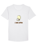 Need coffee Tricou mânecă scurtă guler larg Bărbat Skater