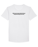 Before you ask why someone hates you Tricou mânecă scurtă guler larg Bărbat Skater