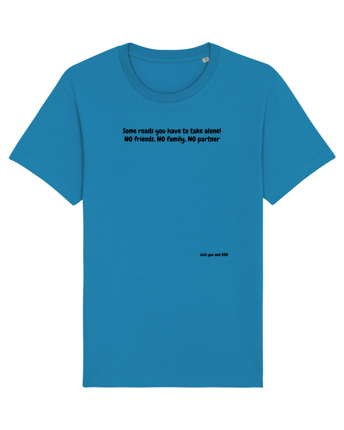 Tricou mânecă scurtă Unisex Rocker Azur