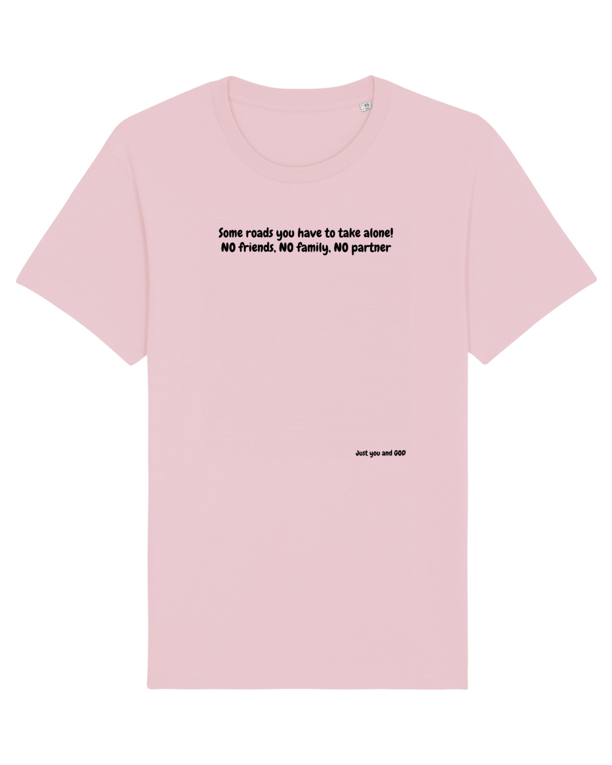 Tricou mânecă scurtă Unisex Rocker Cotton Pink