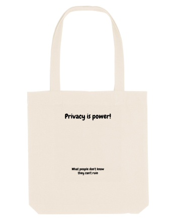 Privacy is power! Natural