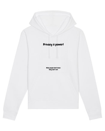Privacy is power! White