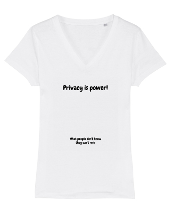 Privacy is power! White