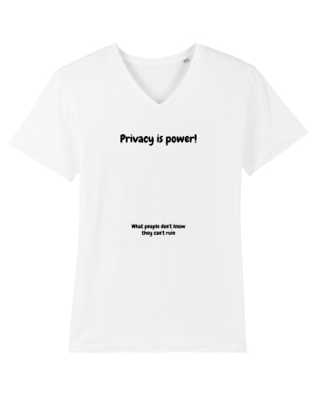 Privacy is power! White