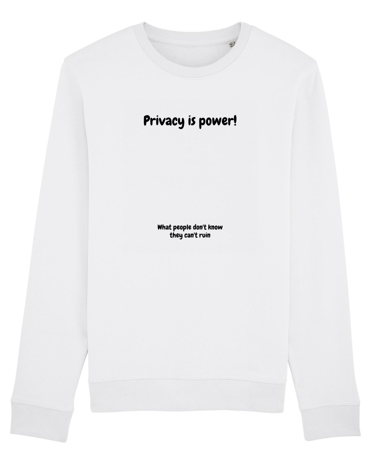 Bluză mânecă lungă Unisex Rise White
