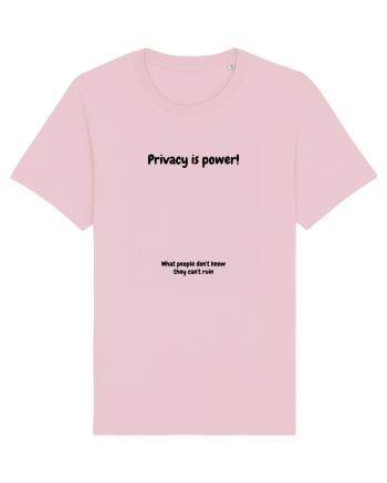 Privacy is power! Cotton Pink