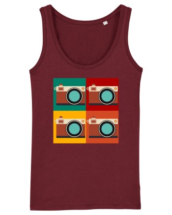 Aparat Foto Retro Vintage Burgundy