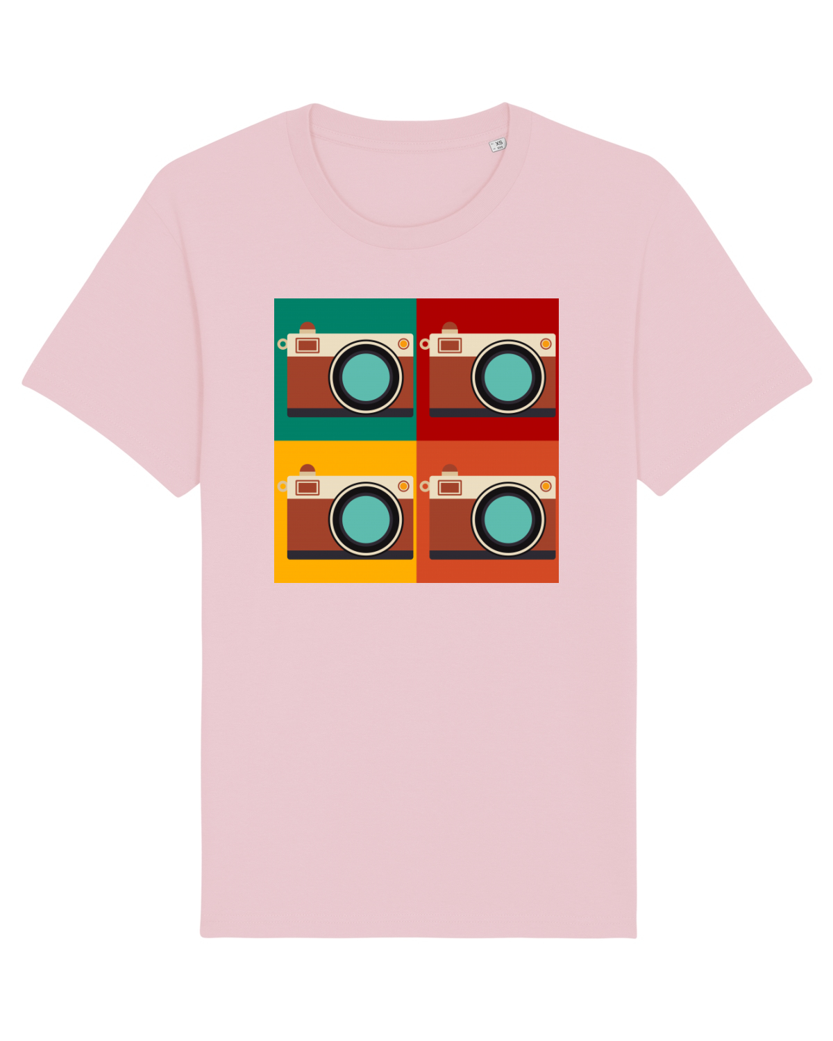 Tricou mânecă scurtă Unisex Rocker Cotton Pink