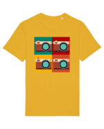 Aparat Foto Retro Vintage Tricou mânecă scurtă Unisex Rocker