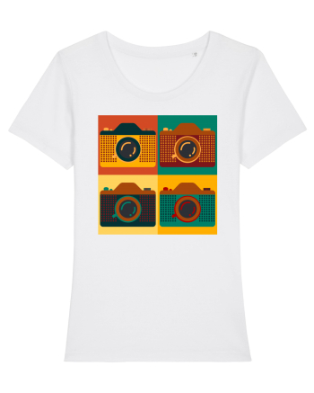 Aparat Foto Retro Vintage White