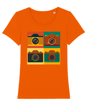 Aparat Foto Retro Vintage Bright Orange