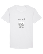 Down Town Tricou mânecă scurtă guler larg Bărbat Skater