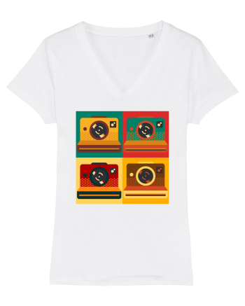 Aparat Foto Retro Vintage White