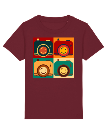 Aparat Foto Retro Vintage Burgundy