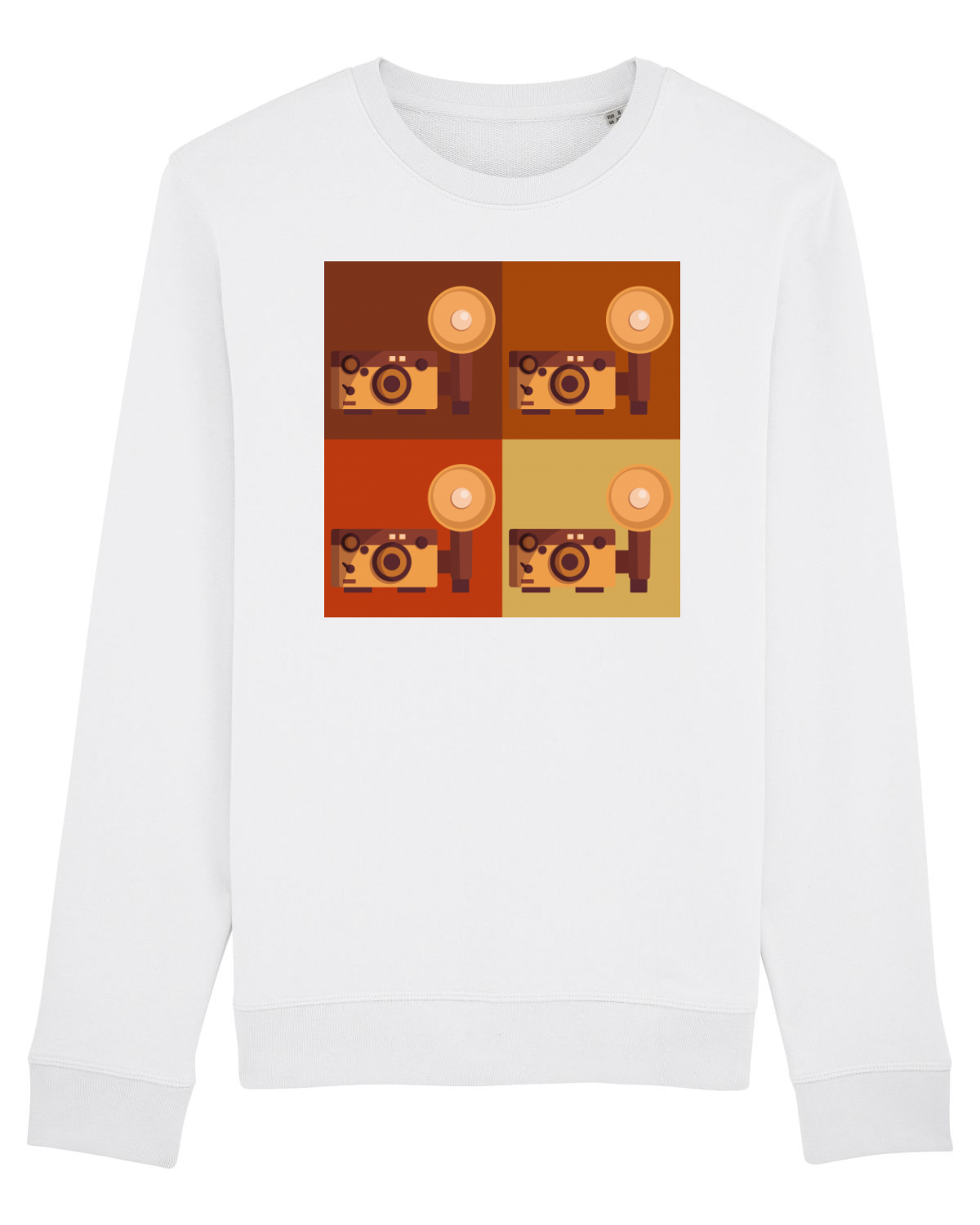 Bluză mânecă lungă Unisex Rise White