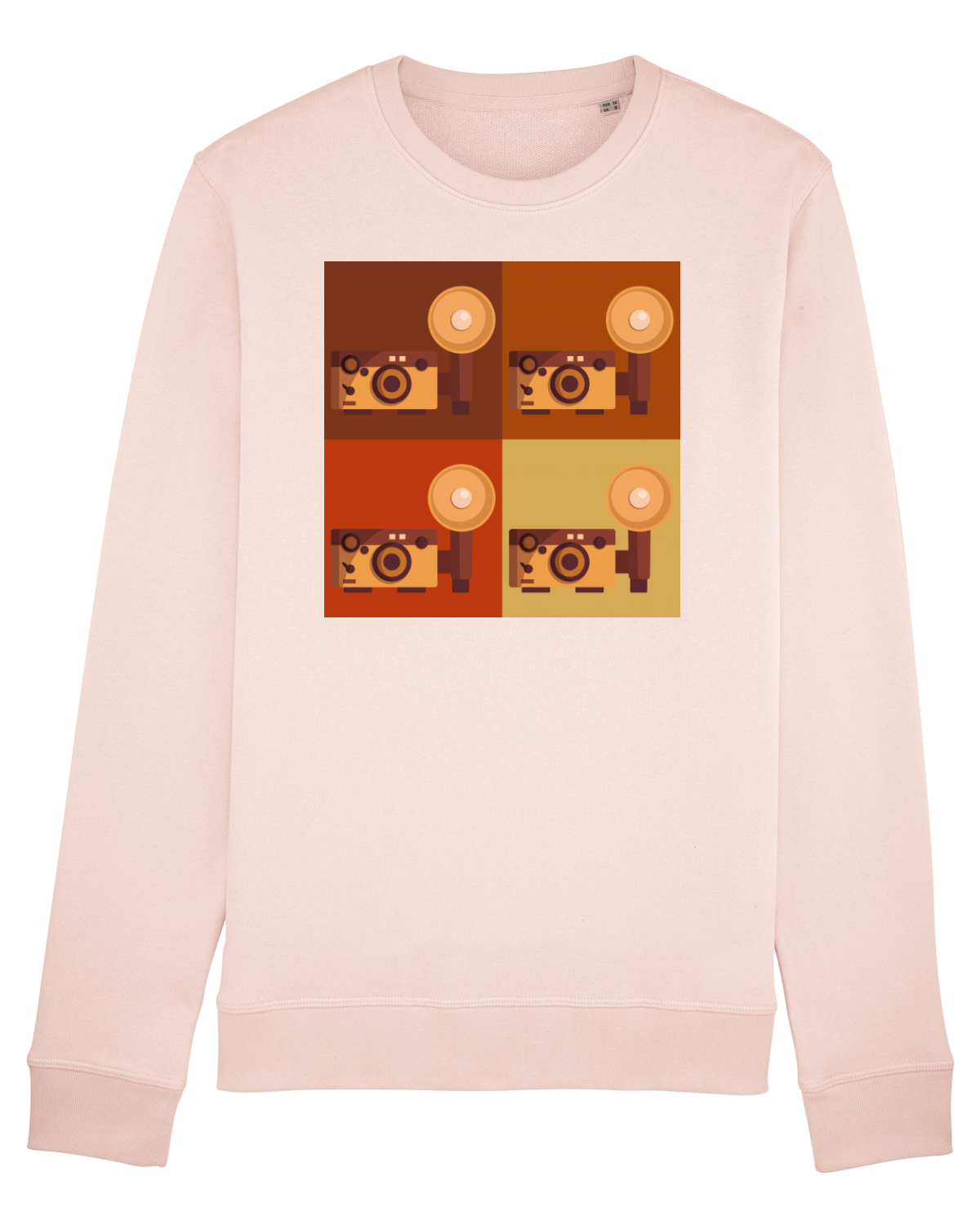 Bluză mânecă lungă Unisex Rise Candy Pink