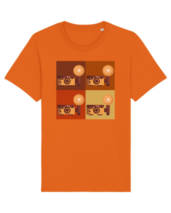 Aparat Foto Retro Vintage Bright Orange
