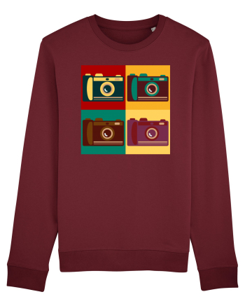 Aparat Foto Retro Vintage Burgundy