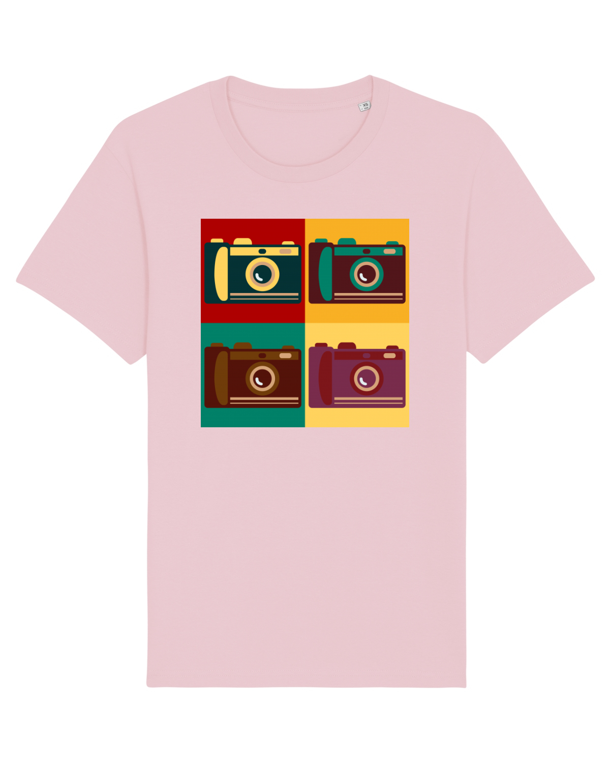 Tricou mânecă scurtă Unisex Rocker Cotton Pink