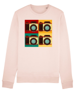 Aparat Foto Retro Vintage Bluză mânecă lungă Unisex Rise