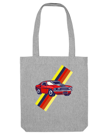 Retro Muscle Car Heather Grey
