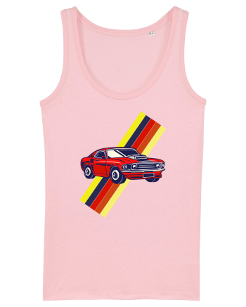 Retro Muscle Car Cotton Pink