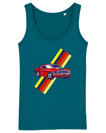 Retro Muscle Car Ocean Depth