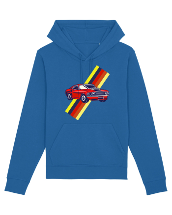 Retro Muscle Car Royal Blue