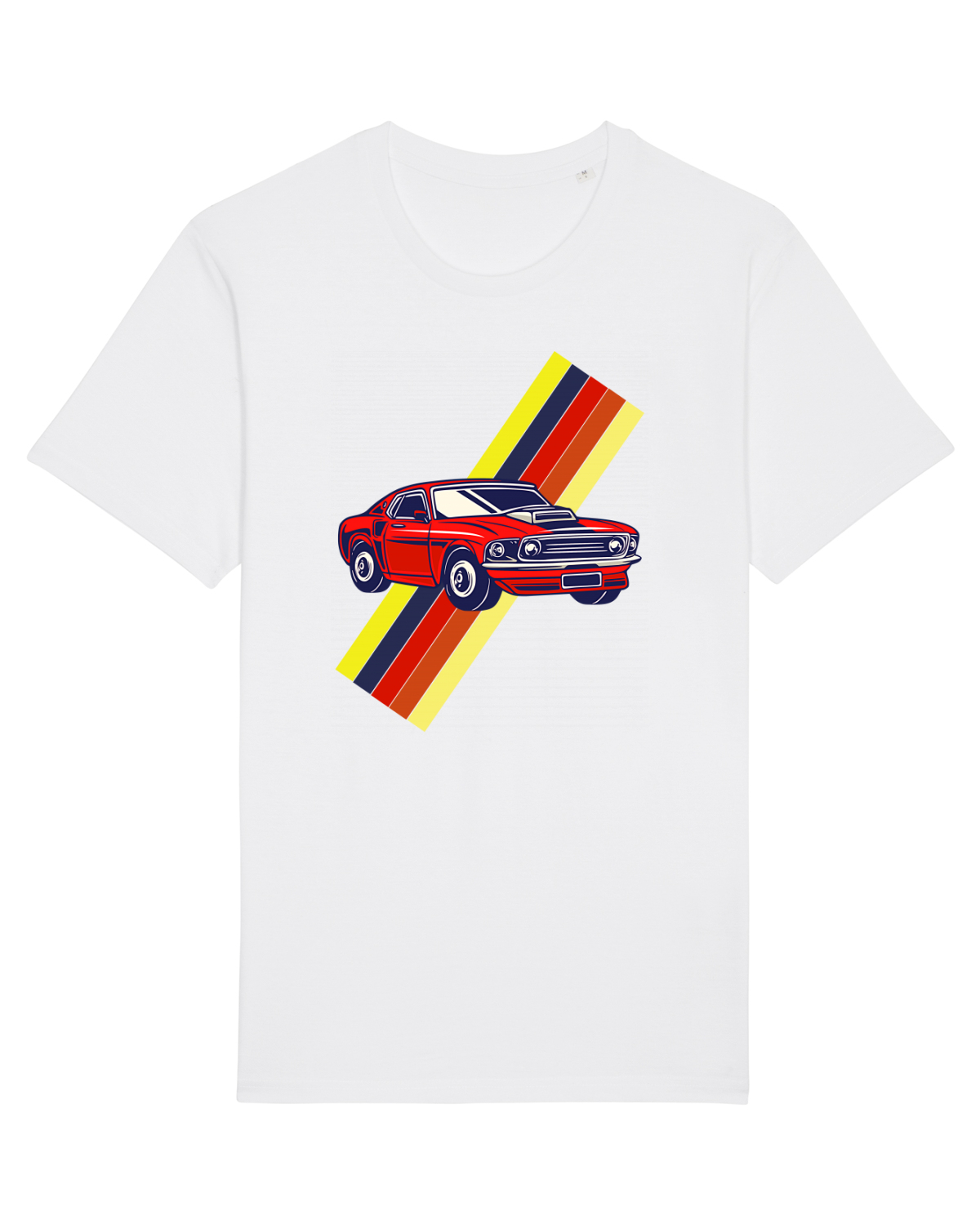 Tricou mânecă scurtă Unisex Rocker White