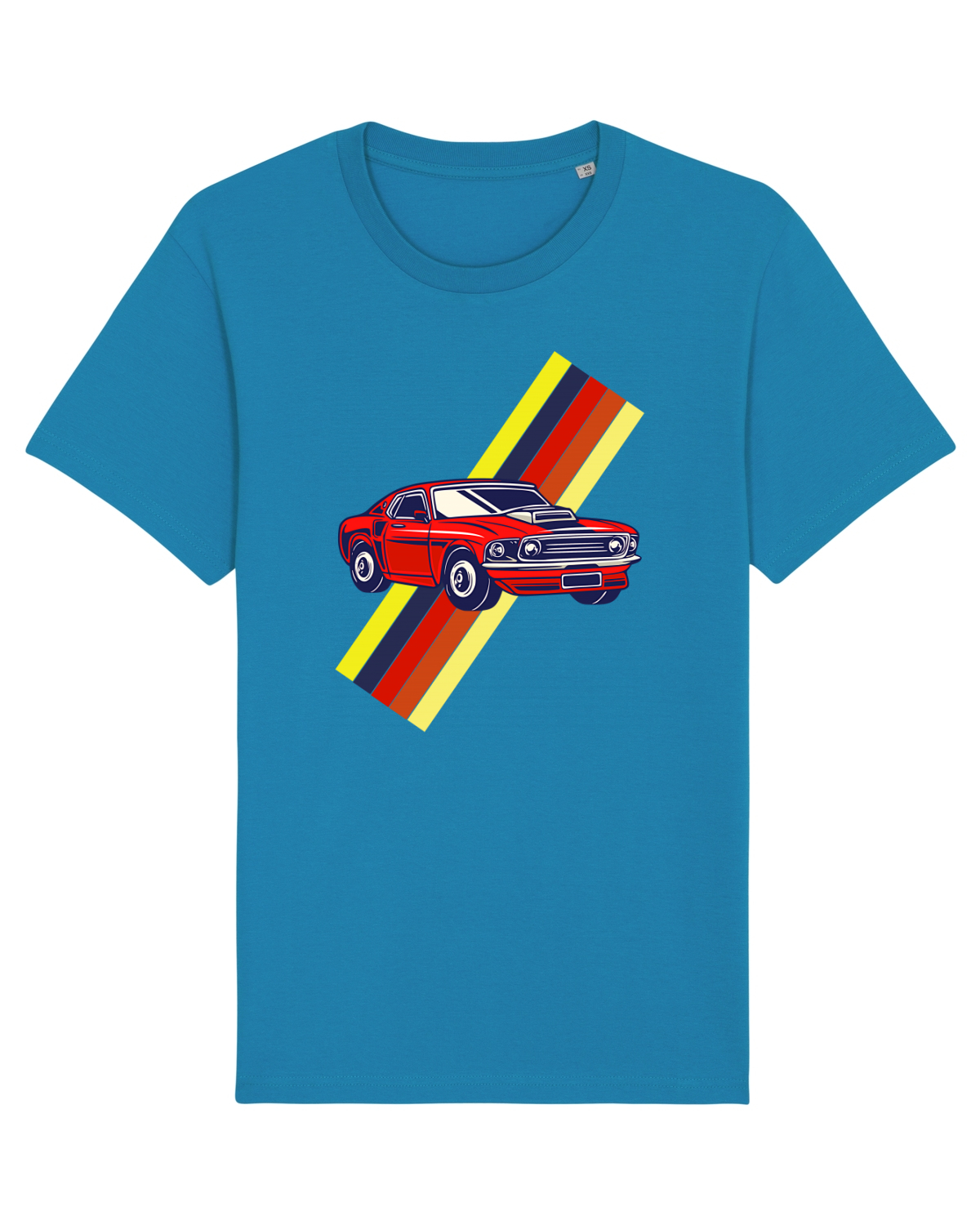 Tricou mânecă scurtă Unisex Rocker Azur
