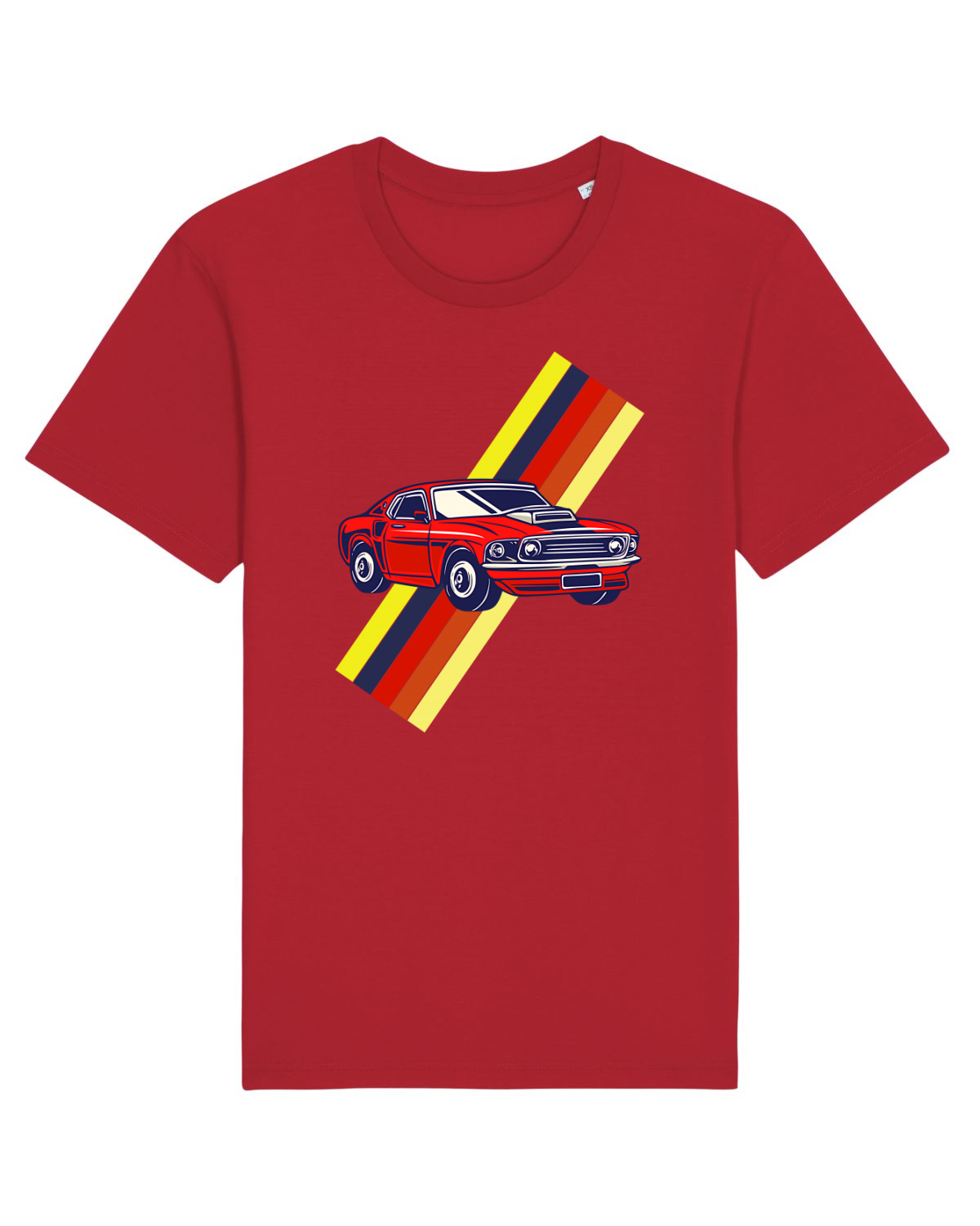 Tricou mânecă scurtă Unisex Rocker Red
