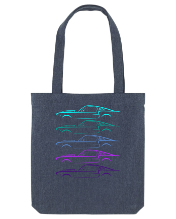 Retro Muscle Car Midnight Blue