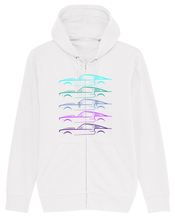 Retro Muscle Car White