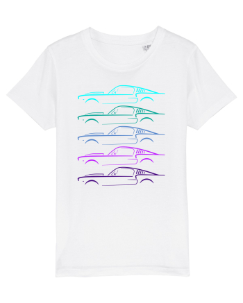 Retro Muscle Car White