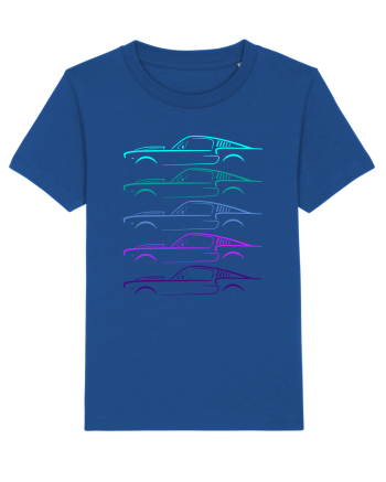 Retro Muscle Car Majorelle Blue