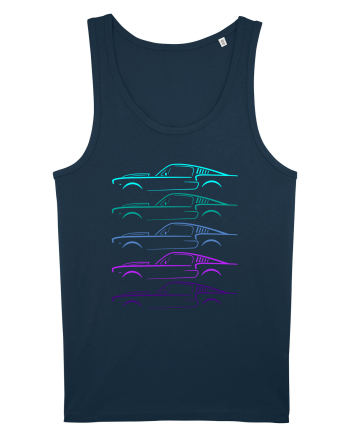 Retro Muscle Car Navy